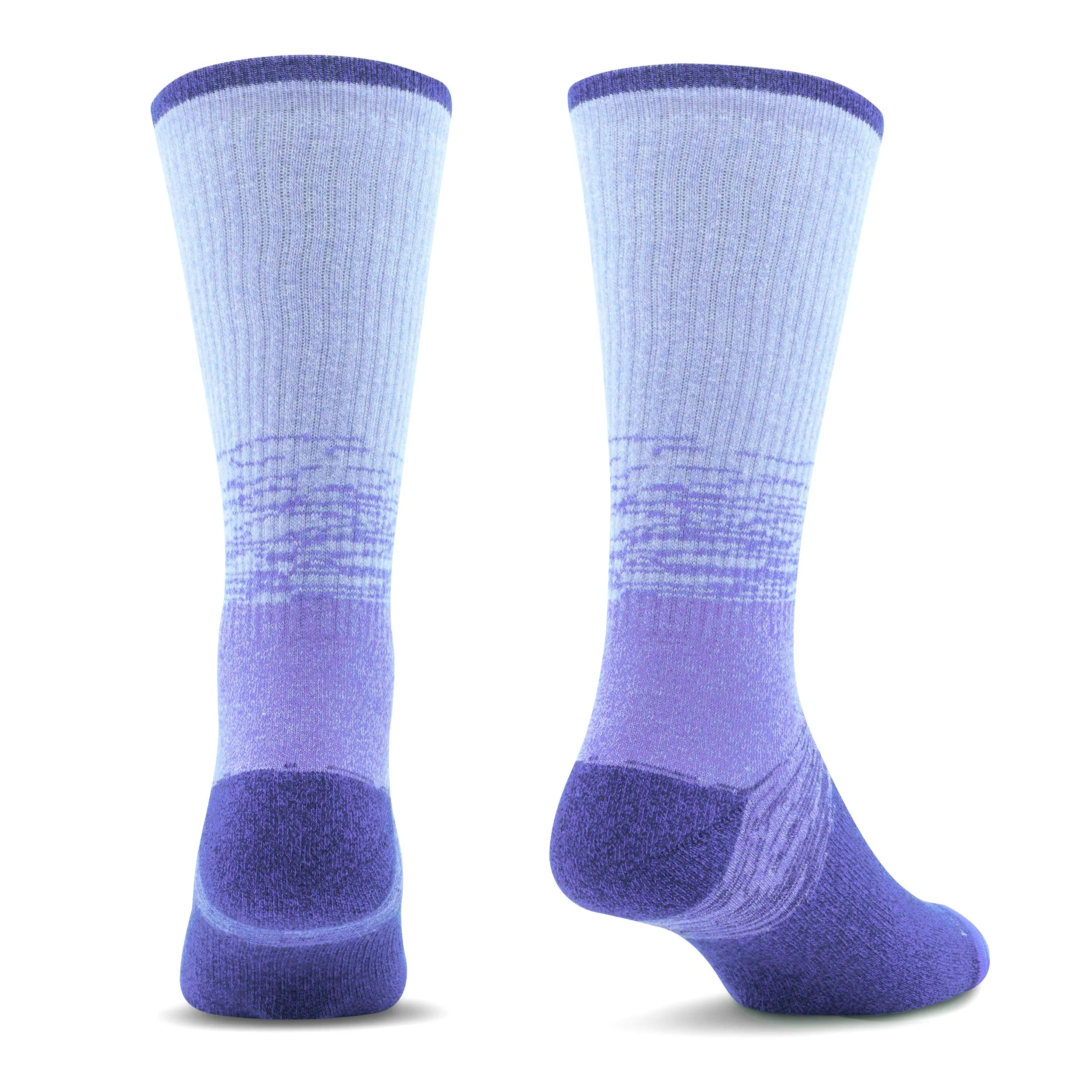 Premium Crew Socks Static Stripe Purple