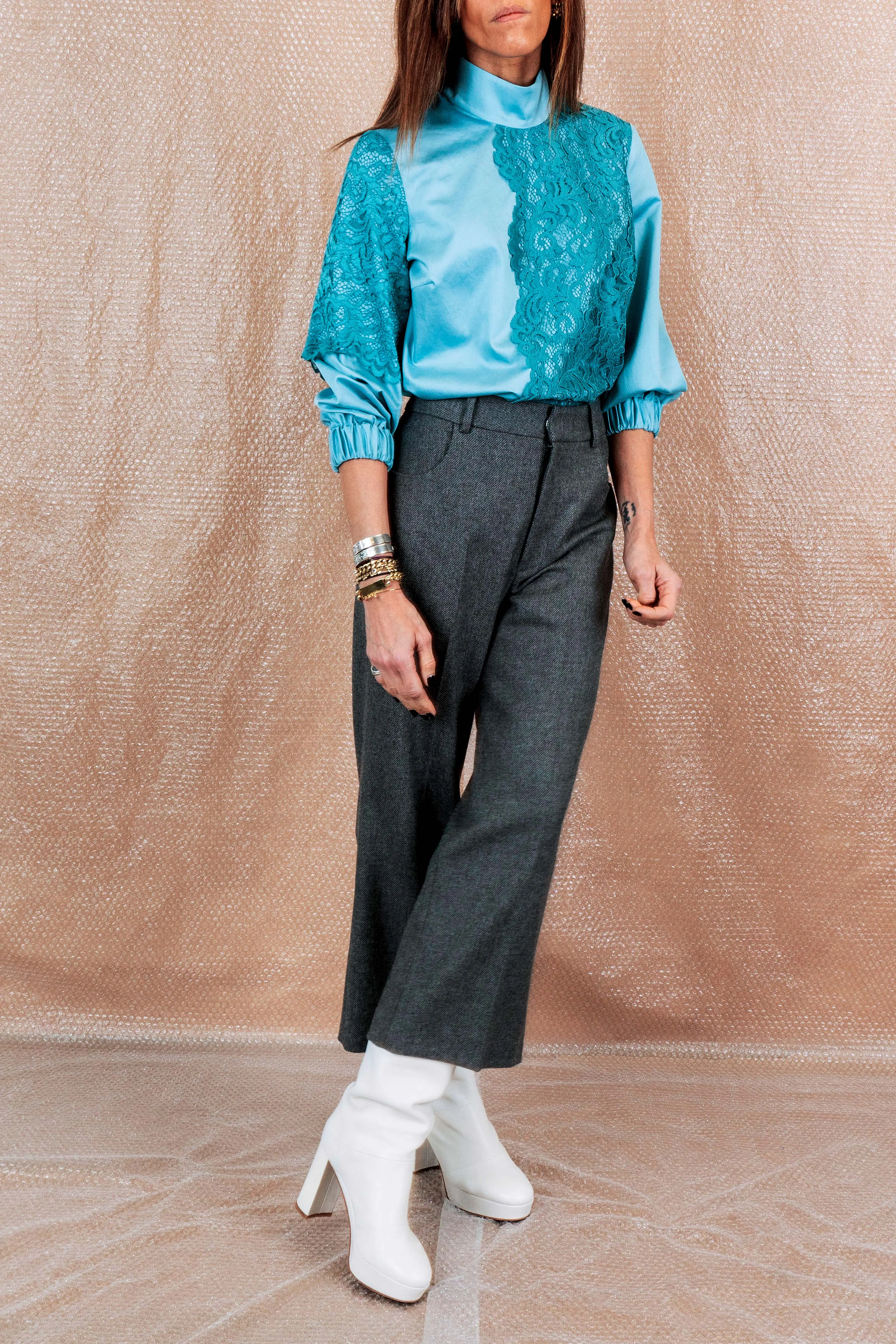 TOP "MATILDE SLEEVE LACE"